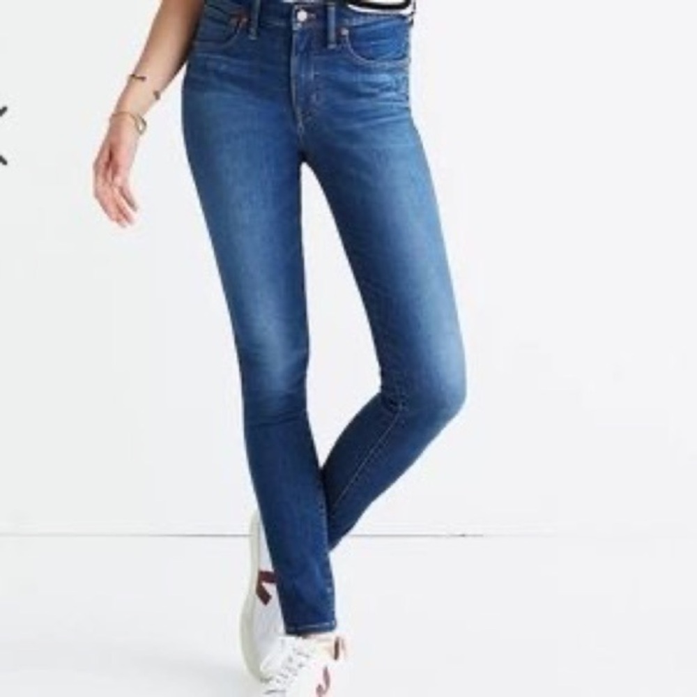 Madewell high rise 9” skinny jeans size 25